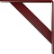 Ekena Millwork Traditional Steel Bracket, Hammered Bright Red 2"W x 12"D x 12"H BKTM02X12X12TRHRE - alternate 6